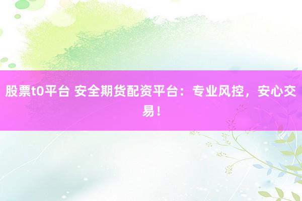 股票t0平台 安全期货配资平台：专业风控，安心交易！